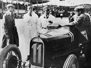 Sunbeam at the Spasish Grand Prix, Sitges, near Barcelona, 1923. Artist: Unknown