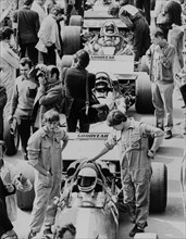 Starting Grid, British Grand Prix, Silverstone, Northamptonshire, 1971. Artist: Unknown