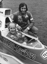 Denny Hulme and Emerson Fittipaldi, 1974. Artist: Unknown