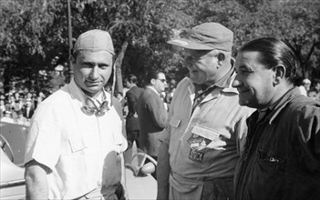 Juan Manuel Fangio, (1950s?). Artist: Unknown