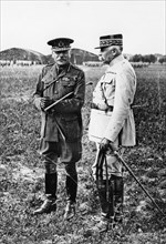 Field Marshal Sir Douglas Haig and General Francois Anthoine, WWI, c1914-c1918.