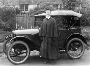 Woman with an Austin Seven, c1923. Artist: Unknown