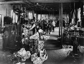 Interior of the Iris works, Willesden, London, c1907. Artist: Unknown