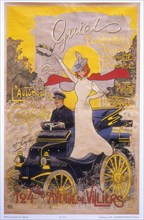 Poster advertising car coachwork, 1899. Artist: Maurice Neumont