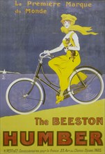 Poster advertising Humber bicycles, late 19th-early 20th century. Artist: Unknown