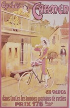 Poster advertising Carmen bicycles, late 19th-early 20th century. Artist: Marodon