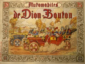 Poster advertising De Dion Bouton cars, (c1920s?). Artist: Job Nixon