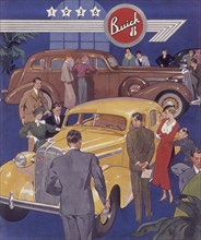 Poster advertising Buick cars, 1936. Artist: Unknown