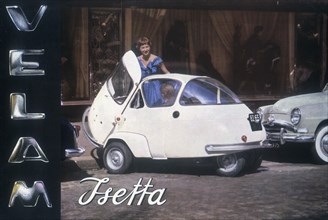 Poster advertising a Velam Isetta car, 1957. Artist: Unknown