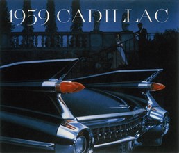Poster advertising a Cadillac, 1959. Artist: Unknown
