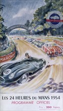 The official programme for Le Mans 24 Hours, 1954. Artist: Unknown