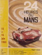 A programme advertising Le Mans 24 Hours, 1963. Artist: G Leygnac