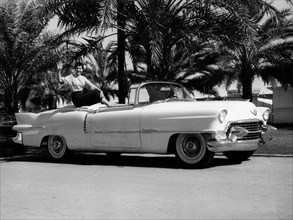 1955 Cadillac Eldorado convertible, (c1955?). Artist: Unknown