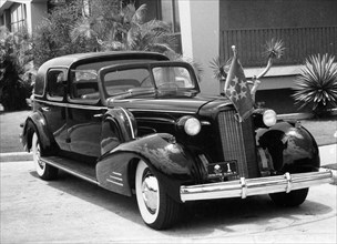 1937 Cadillac V12 car built for President Quezon of the Philippines, (c1937?). Artist: Unknown