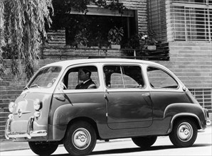 1963 Fiat 600 Multipla, (c1963?). Artist: Unknown