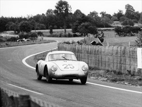 Porsche 550A RS Coupe, Le Mans 24 Hours, France, 1956. Artist: Unknown