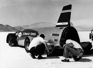 'Wingfoot Express' Land Speed Record car, Bonneville Salt Flats, Utah, USA, 1964. Artist: Unknown