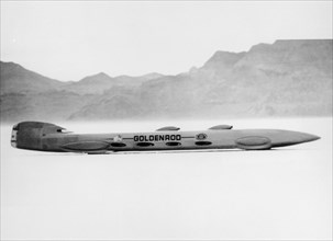 'Goldenrod' Land Speed Record attempt car, Bonneville Salt Flats, Utah, USA, 1965. Artist: Unknown