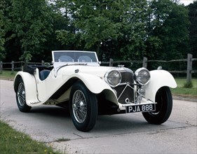 1936 Jaguar SS100. Artist: Unknown