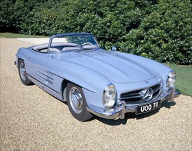 Mercedes 300SL Roadster, c1960. Artist: Unknown