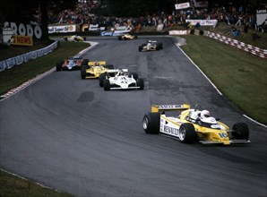 Rene Arnoux in the British Grand Prix, Brands Hatch, 1980. Artist: Unknown