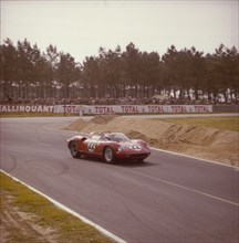 A Ferrari 250 P at Le Mans, France, 1963. Artist: Unknown