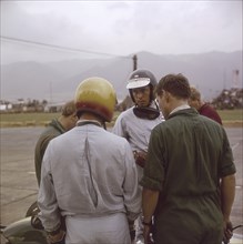 Jim Clark at the Austrian Grand Prix, Zeltweg, Austria,1964. Artist: Unknown