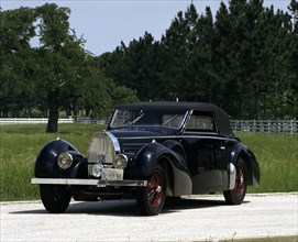 1938 Bugatti 57 Cabriolet. Artist: Unknown