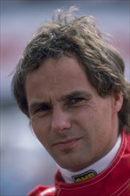 Gerhard Berger, British Grand Prix, Silverstone, Northamptonshire, 1989. Artist: Unknown
