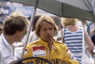 Keke Rosberg at the British Grand Prix, Brands Hatch, Kent, 1982. Artist: Unknown