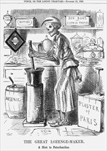 'The Great Lozenge-Maker. A Hint to Paterfamilias', 1858.  Artist: John Leech