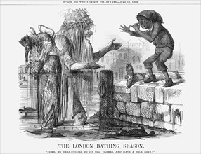 'The London Bathing Season', 1859. Artist: Unknown