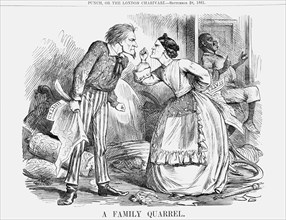 'A Family Quarrel', 1861. Artist: Unknown