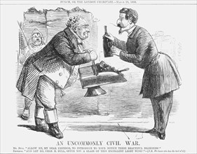 'An Uncommonly Civil War', 1860. Artist: Unknown