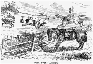 'Well Over! Anyhow!', 1863. Artist: Unknown