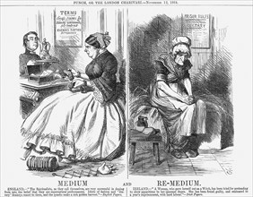 'Medium and Re-Medium', 1864. Artist: John Tenniel