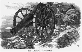 The American Juggernaut', 1864. Artist: John Tenniel