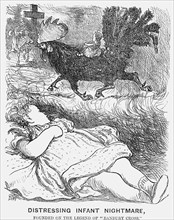 'Distressing Infant Nightmare', 1865. Artist: George du Maurier
