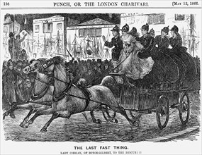 'The Last Fast Thing', 1866. Artist: George du Maurier