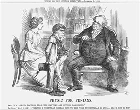 'Physic for Fenians', 1866. Artist: John Tenniel