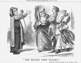 The Return from Victory, 1867. Artist: John Tenniel