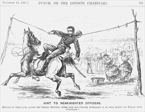 'Hint to Near-Sighted Officers', 1867. Artist: Georgina Bowers