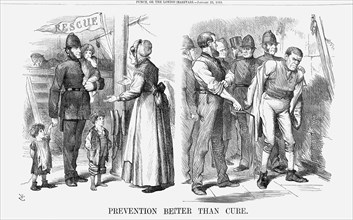 'Prevention Better Than Cure', 1869. Artist: John Tenniel