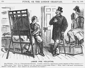 'Labor Ipse Voluptas', 1869. Artist: Charles Samuel Keene