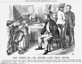 'The Three R's; Or, Better Late Than Never', 1870. Artist: Joseph Swain