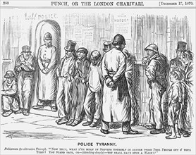 'Police Tyranny', 1870. Artist: Unknown