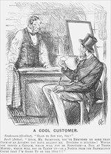 'A Cool Customer'. (1871?). Artist: Unknown