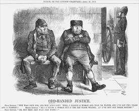 'Odd-Handed Justice', 1872. Artist: Joseph Swain
