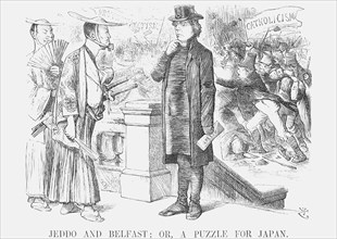 'Jeddo and Belfast; or, a Puzzle for Japan', 1872. Artist: Joseph Swain