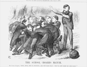 'The School (Board) Match', 1873. Artist: Joseph Swain